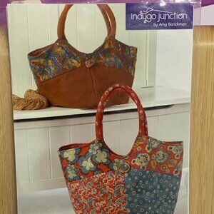 Indigo Junction Bella Bag Patchwork Shoulder Purse Sewing Quilting Pattern IJ792